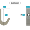 Super Strong Curved Single Coat Hooks for Acoustic Panels - Image 4