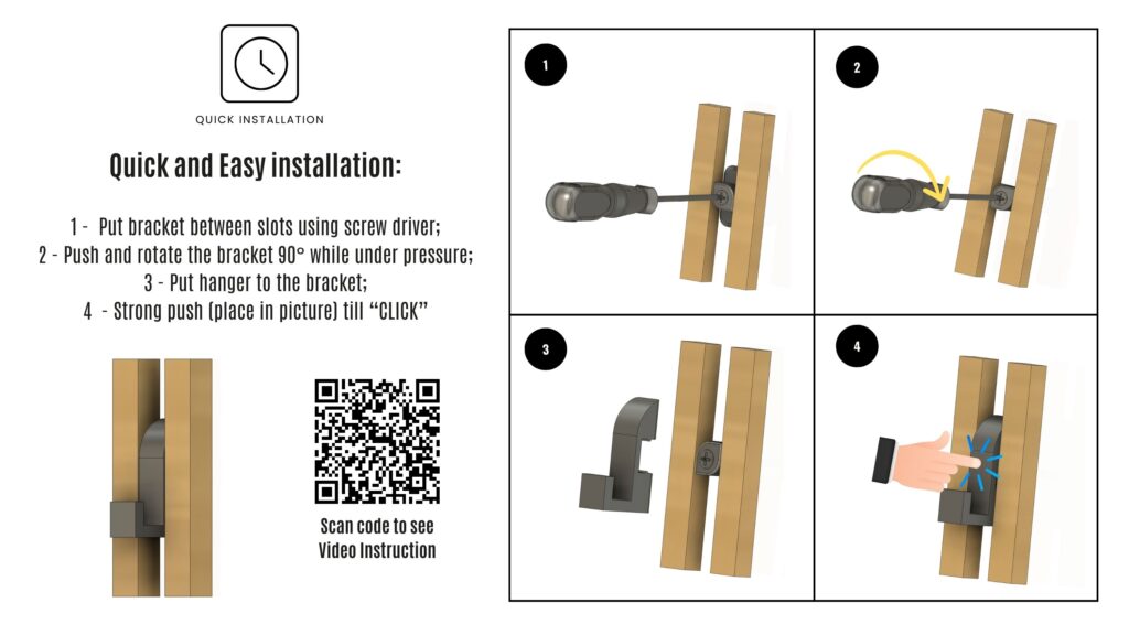 ClickIN hook - Installation manual