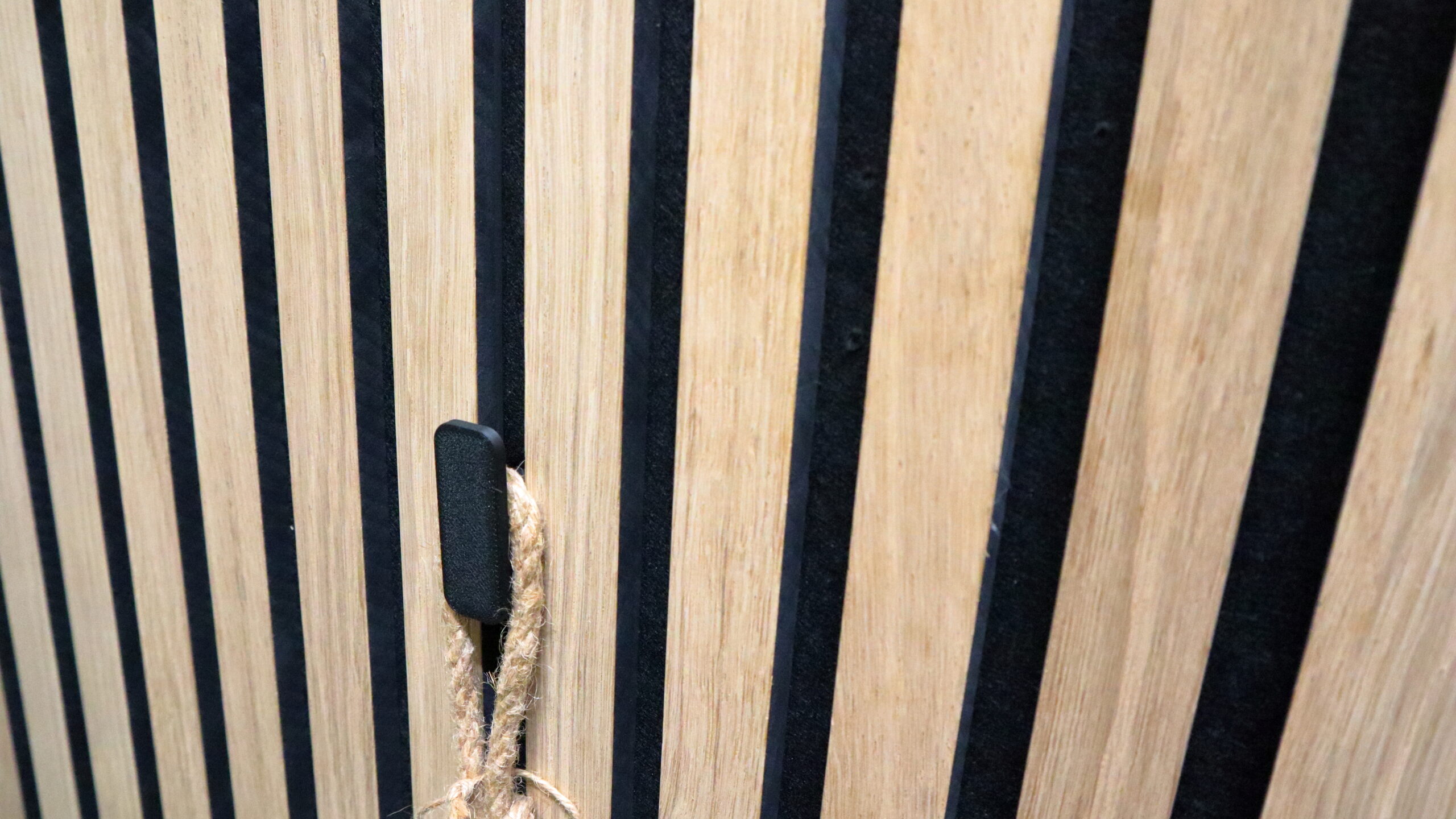 Minimalist Black Wall Hook | Modern Coat Hanger for Acoustic Panels - Image 6